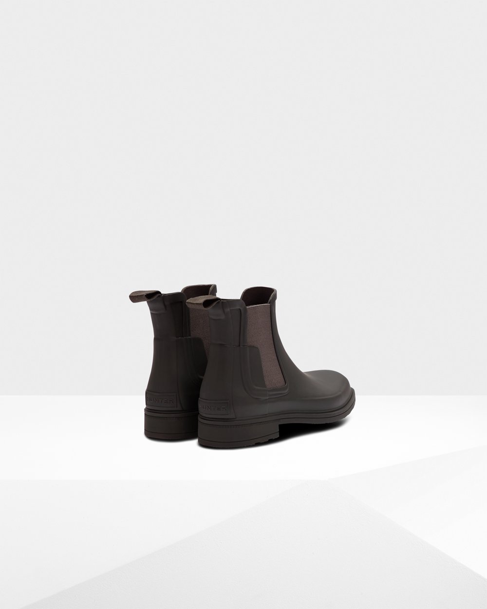 Chelsea Boots Herr - Hunter Refined Slim Fit - Mörk Grå - 629530-XLB